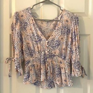 Quarter sleeve blouse!